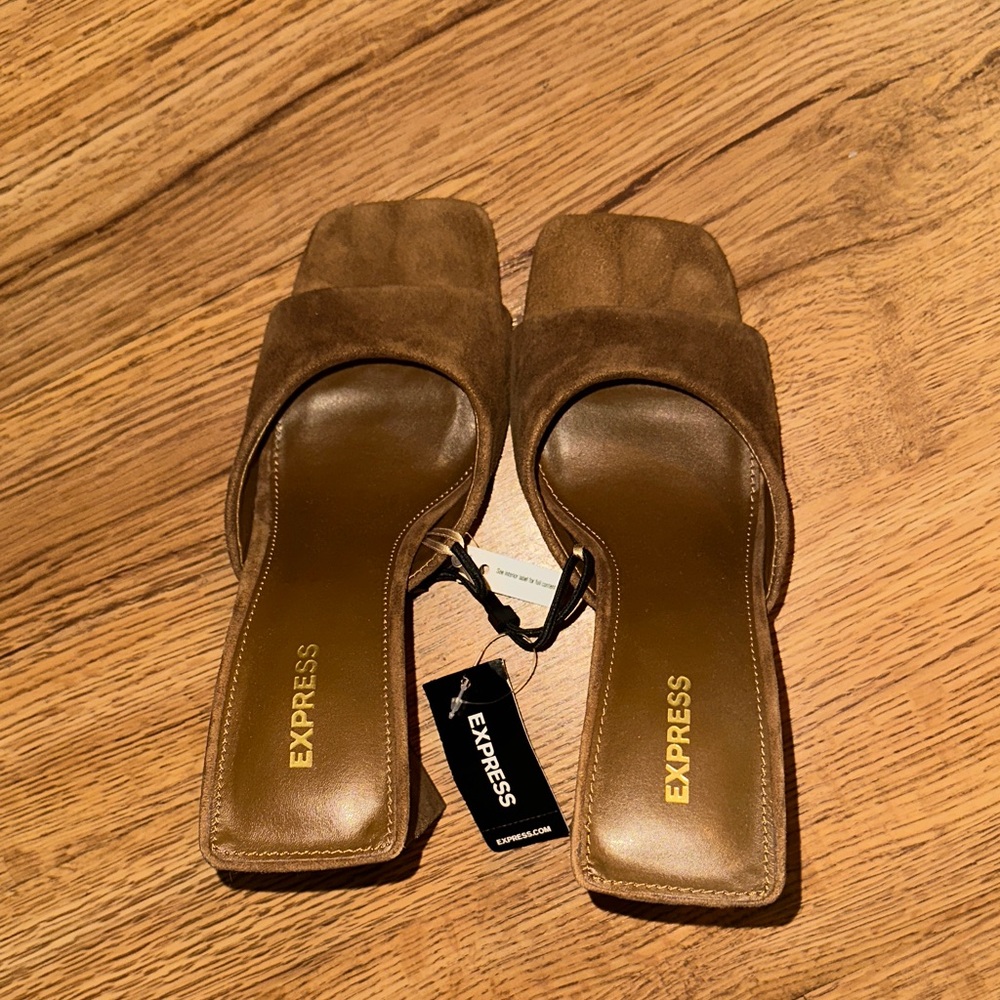 Express Tan Women's Mules